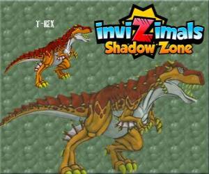 yapboz T-Rex. Invizimals Shadow Zone. Kudretli T-Rex invizimal dinozor
